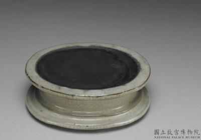 图片[2]-Oval ink stone with celadon glaze, Southern Song to Yuan dynasty-China Archive